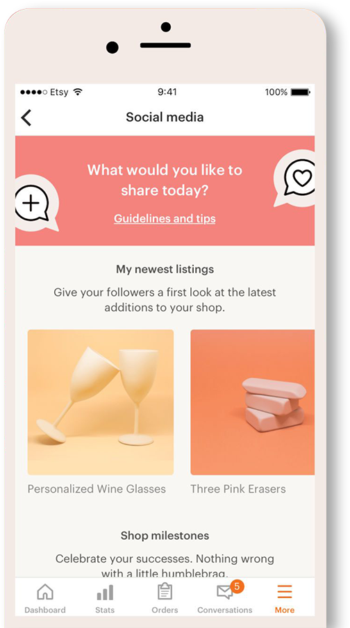 How Much Does It Cost to Create a Shopping App Like Etsy? 7 Etsy-app-for-android-ios-windows